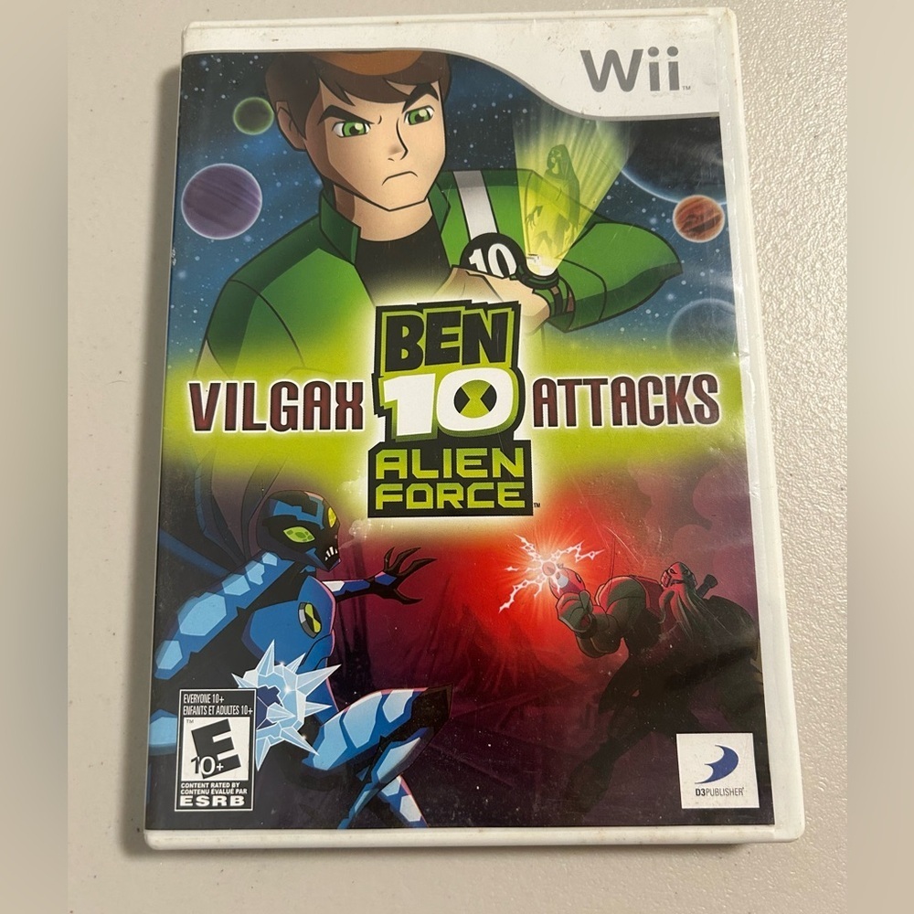 Wii Ben 10 Alien Force Vilgax Attacks Video Game